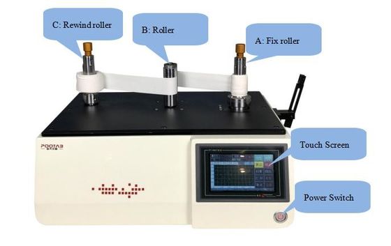 A alta velocidade de ASTM D1000 desenrola o verificador, desenrola o tela táctil da máquina de testes da adesão
