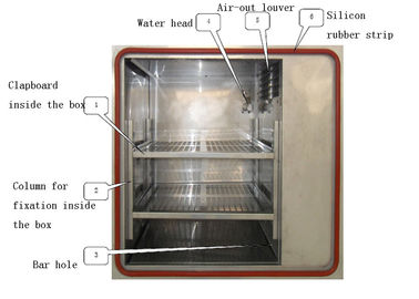 Instrumento vertical do teste de laboratório da câmara de alta temperatura de poupança de energia do teste da umidade