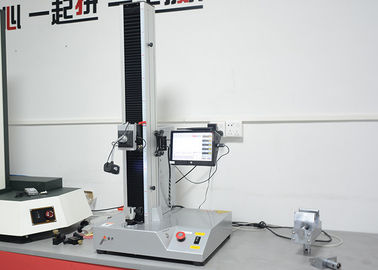 máquina de testes 300G elástica universal, equipamento de testes elástico com uso video