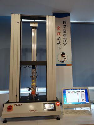 O teste elástico eletrônico do dobro da máquina de testes da compressão espaça a precisão alta para o laboratório